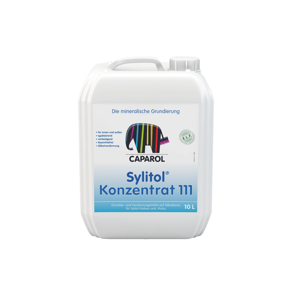 Грунтовка силикатная Сaparol Sylitol 111 Konzentrat Прозрачная (2,5 л)