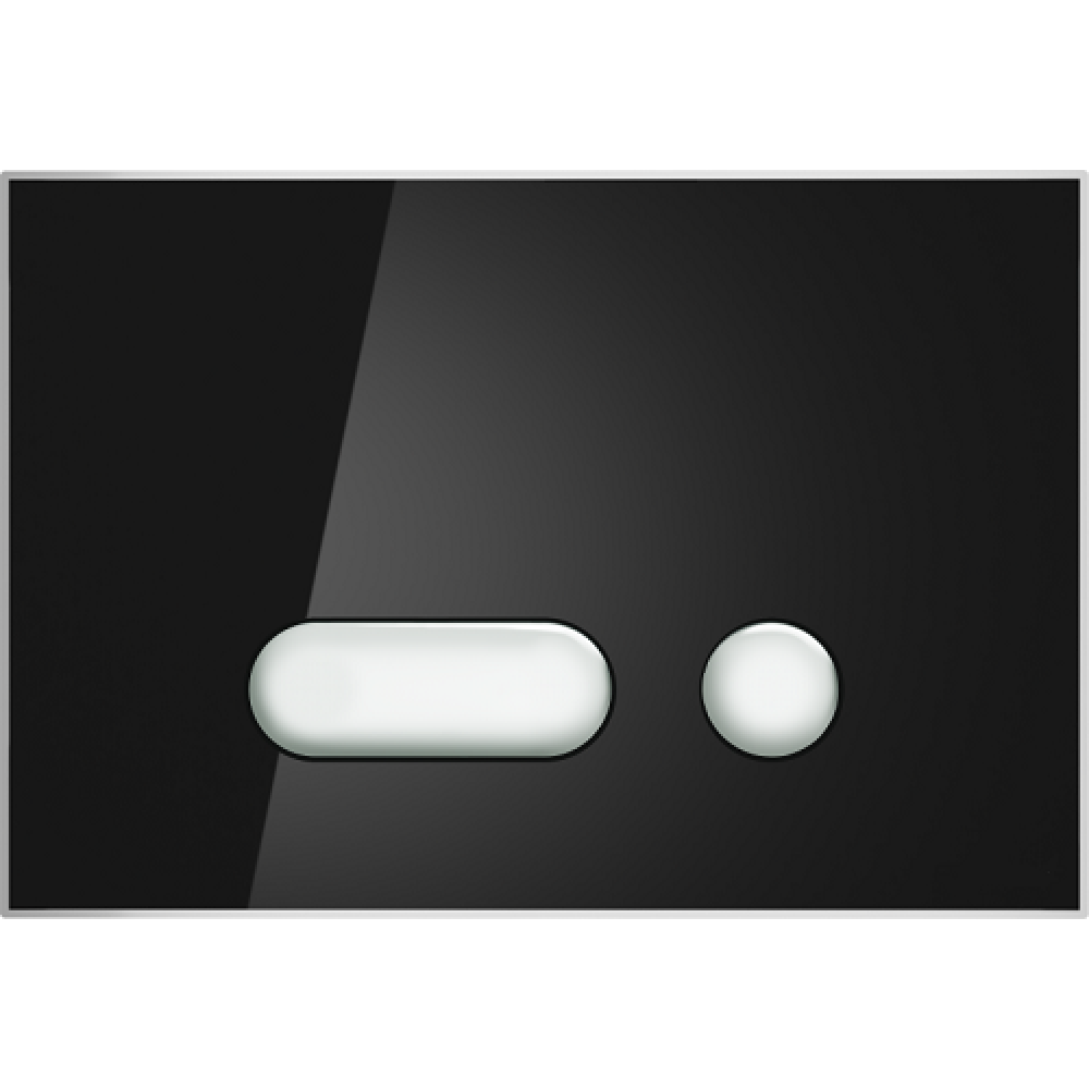 Кнопка Cersanit INTERA для LINK PRO/VECTOR/LINK/HI-TEC стекло черный