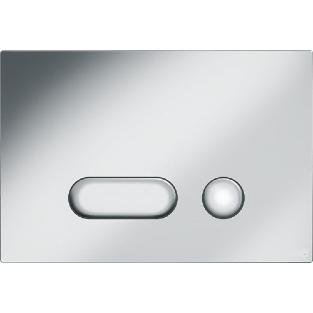Кнопка Cersanit INTERA для LINK PRO/VECTOR/LINK/HI-TEC пластик хром матовый