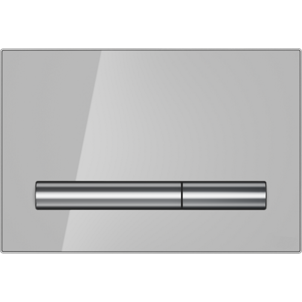 Кнопка Cersanit PILOT для LINK PRO/VECTOR/LINK/HI-TEC стекло серый