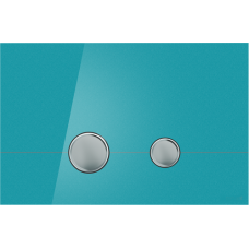 Кнопка Cersanit STERO для LINK PRO/VECTOR/LINK/HI-TEC стекло лазурный