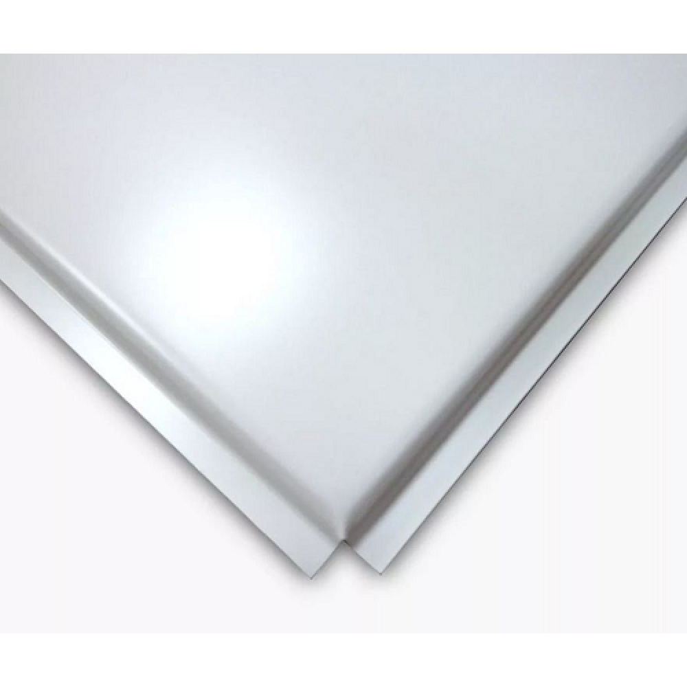 Плита потолочная Албес АР600А6/45/Т-24 А903RUS01 белый матовый (алюм.) стандарт (Tegular)