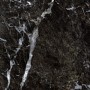Керамогранит глазурованный Грани Таганная Simbel-carbon мрамор черно-белый (600*600)
